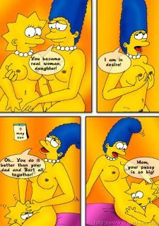 Simpsons cartoon sex