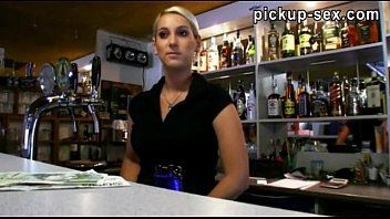 Amateur bartender fuck