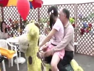 Chinese father spanks daughter for skipping school.