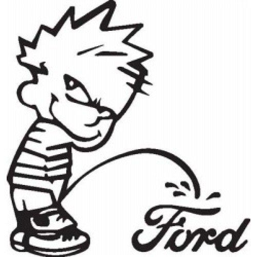best of Ford decals on Peeing