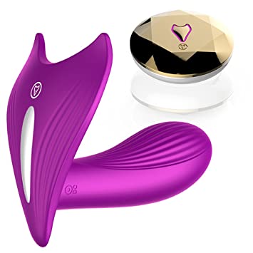 Remote control clitoral vibrator