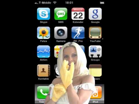 Bikini window washer for iphone