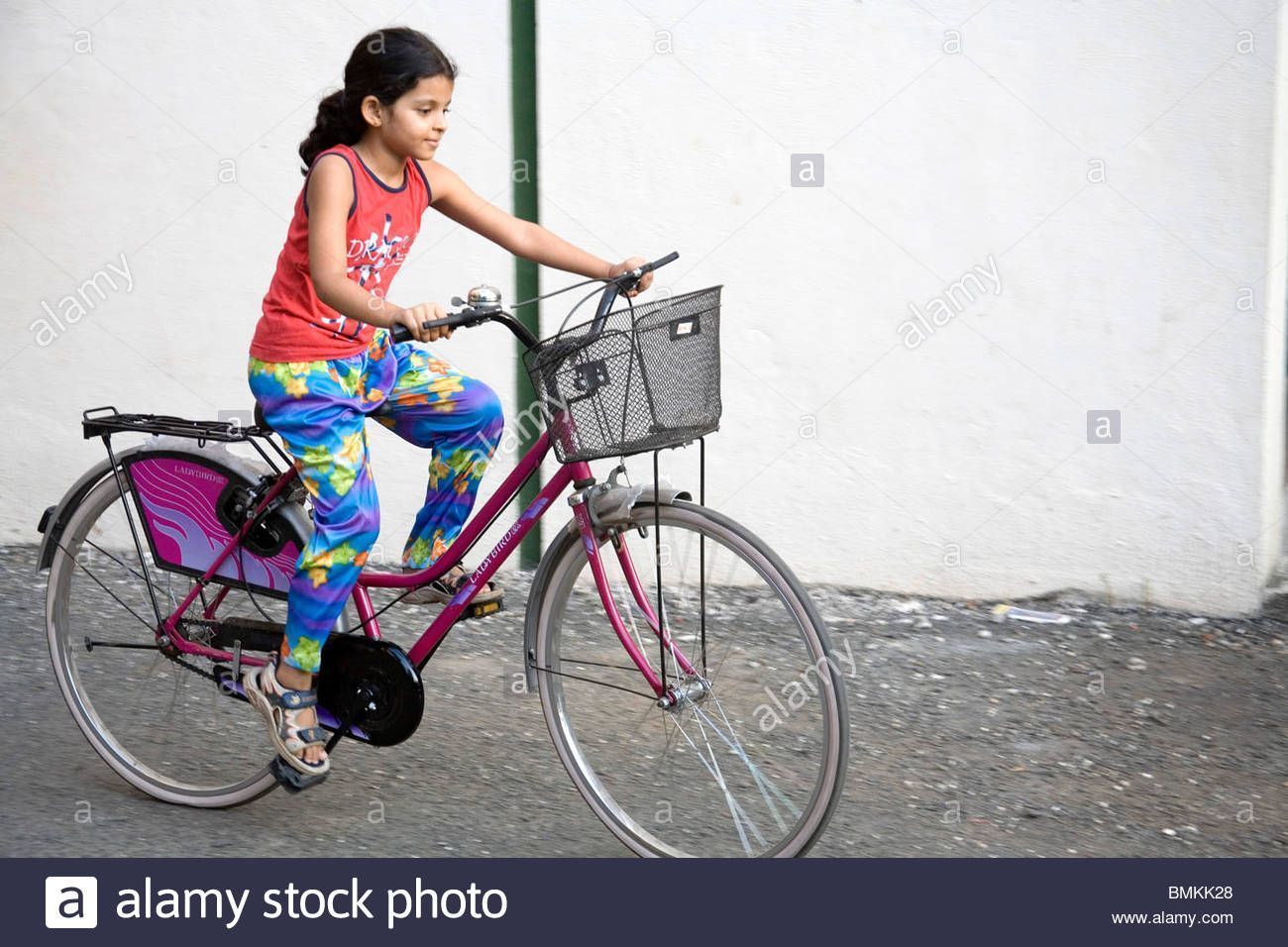 Asian girls riding