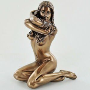 Erotic female bronze statues