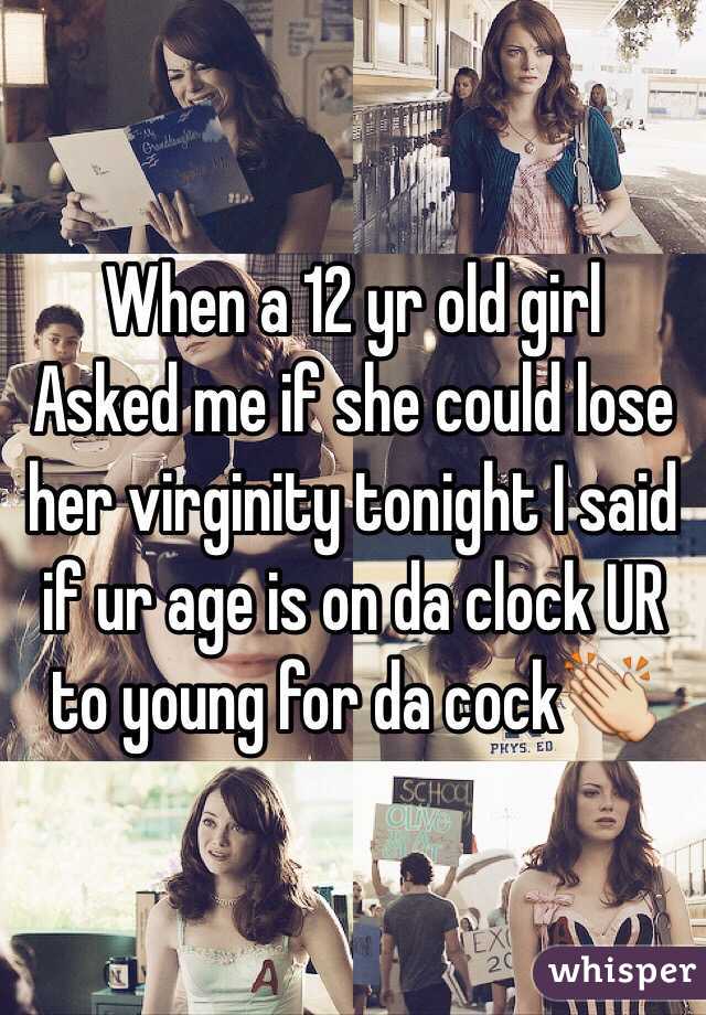 Jesus reccomend I was 12 when virginity