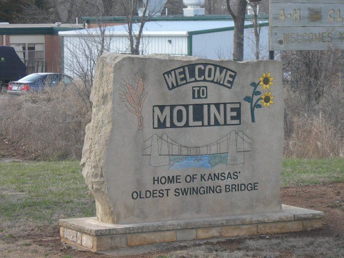 Troubleshoot reccomend Kansas oldest swinging bridge