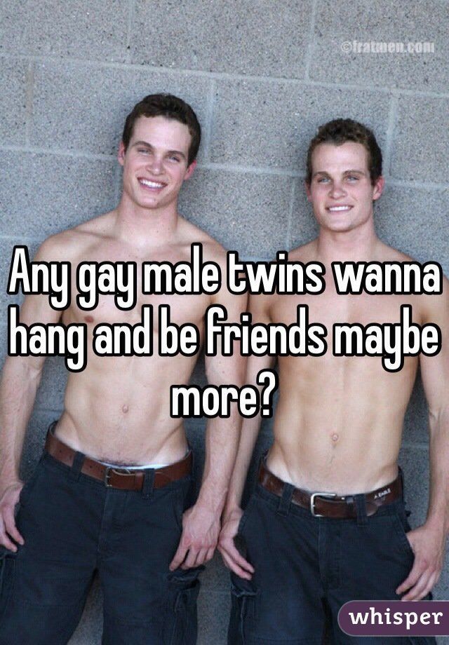 Gay male twins