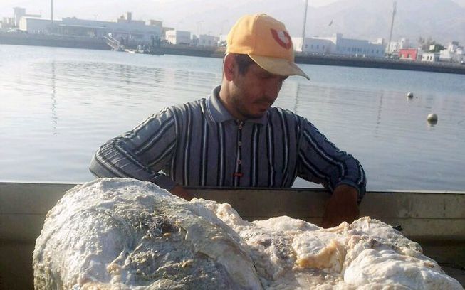 Sperm whales ambergris used for