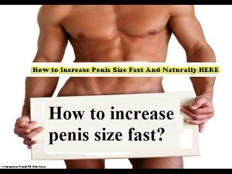 How increase big cock