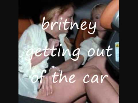 Britney out of car vagina