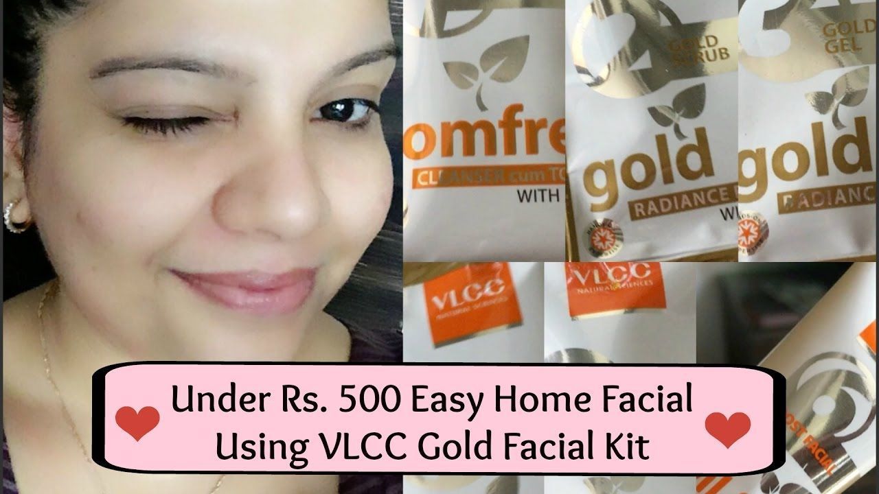 Gold facial procedure