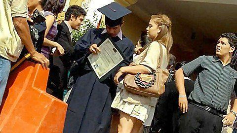 Free upskirt pics of graduation students