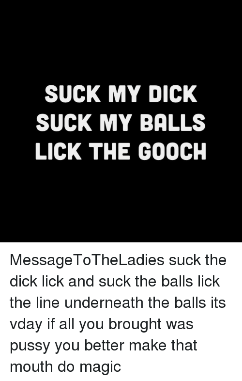 Red V. reccomend Lick those balls
