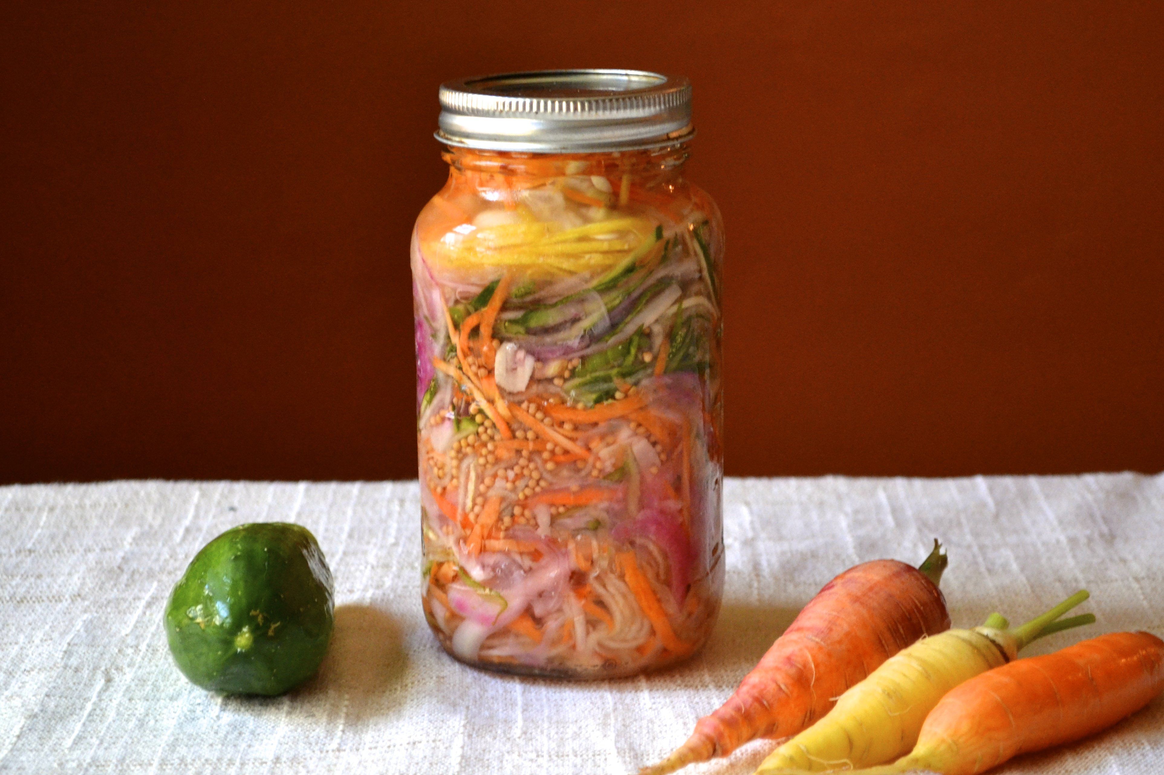 Lava reccomend Asian pickled vegetables