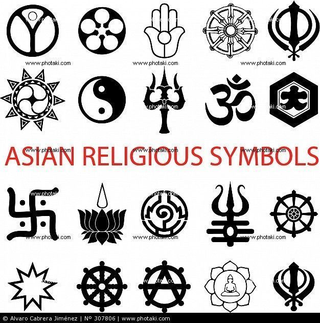 Asian religious symbols