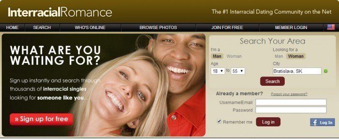 Adult web site interracial