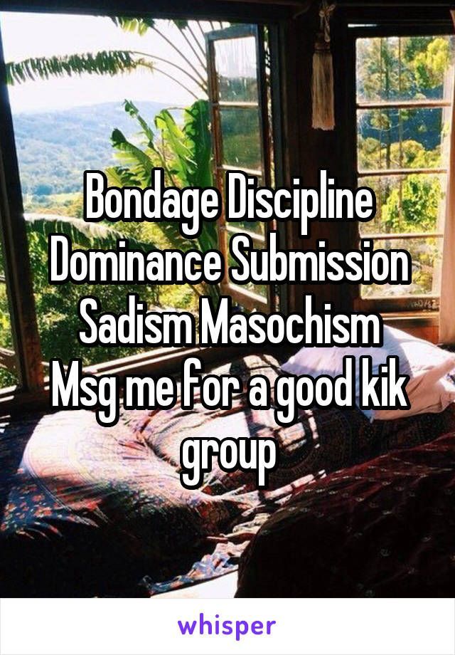 ZD reccomend Bondage discipline dominance submission sadism masochism