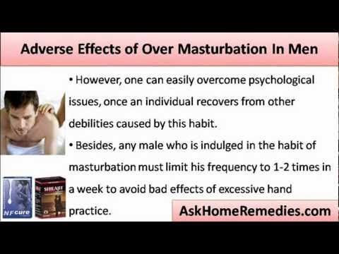 best of Masturbation male Consequences of