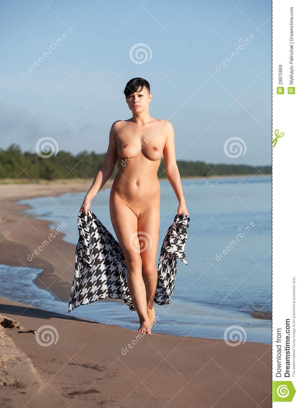 Beach free naked woman