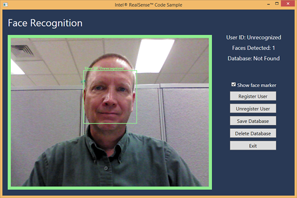 Facial recognition software for webcam