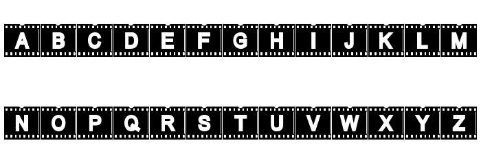Knight reccomend Film strip font