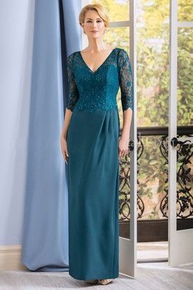 Formal gown mature woman