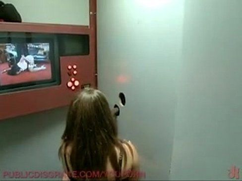 Gunner reccomend Glory holes dick sucking video booth theater sex