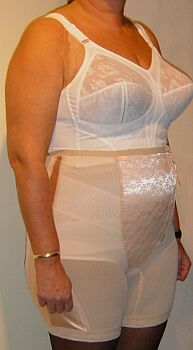 Mature girdle corset