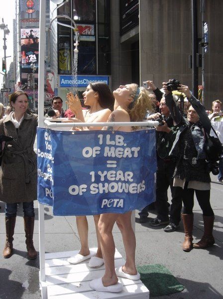 Queen C. reccomend Naked peta protesters shower