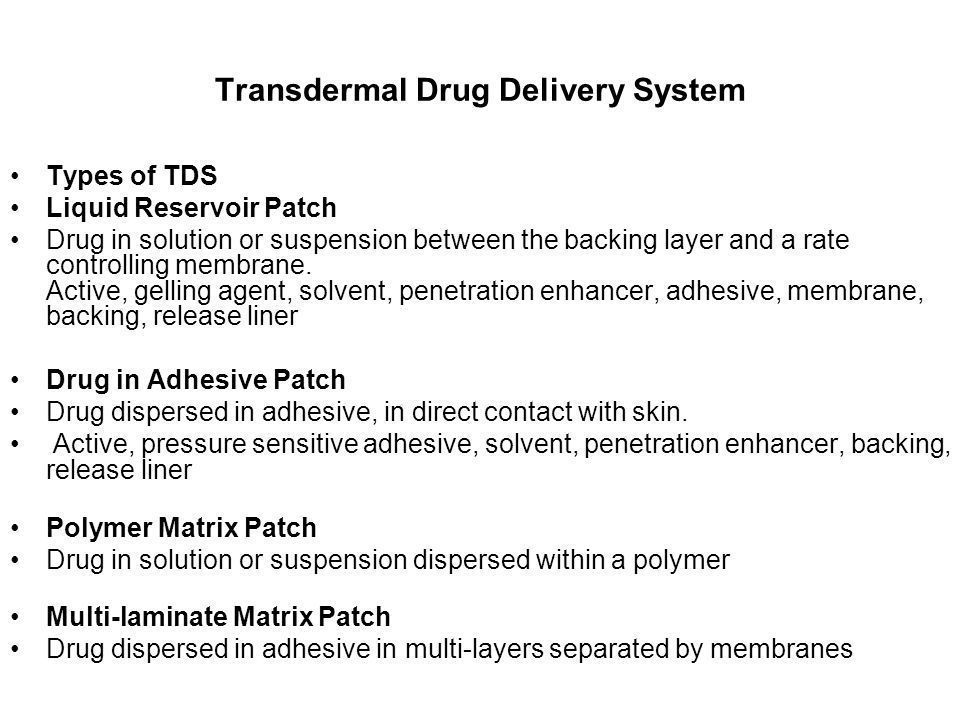 Hazy reccomend Penetration enhancer in transdermal drug delivery system