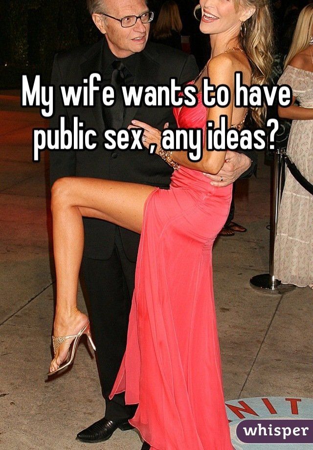 best of Wants Public sex wife
