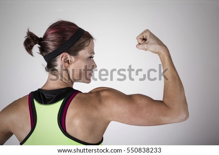 Strong girl biceps triceps workout