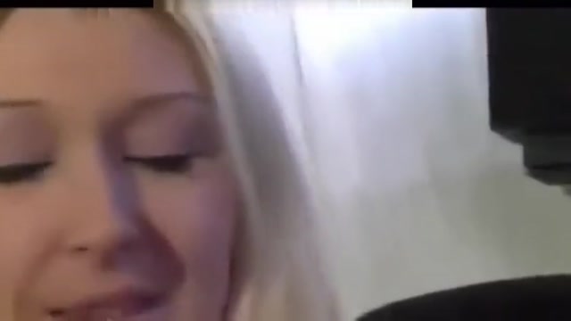 British blonde Tequila Woods gets very naughty on a strip club couch.