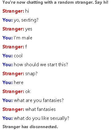 Moonshot reccomend sexting omegle