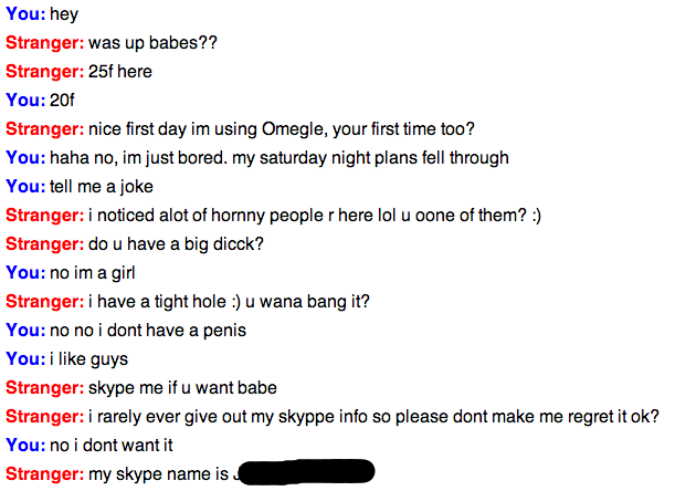 best of Omegle sexting
