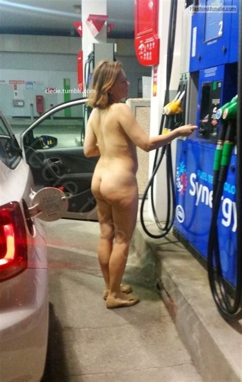 Nemesis reccomend pumping gas naked public