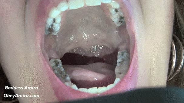 Chrysanthemum reccomend teaser toothbrushing mouth throat fetish