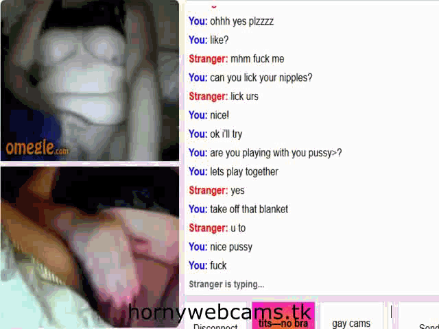 Coo C. reccomend play omegle