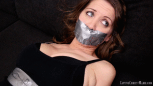 Woman awakes taped gagged with