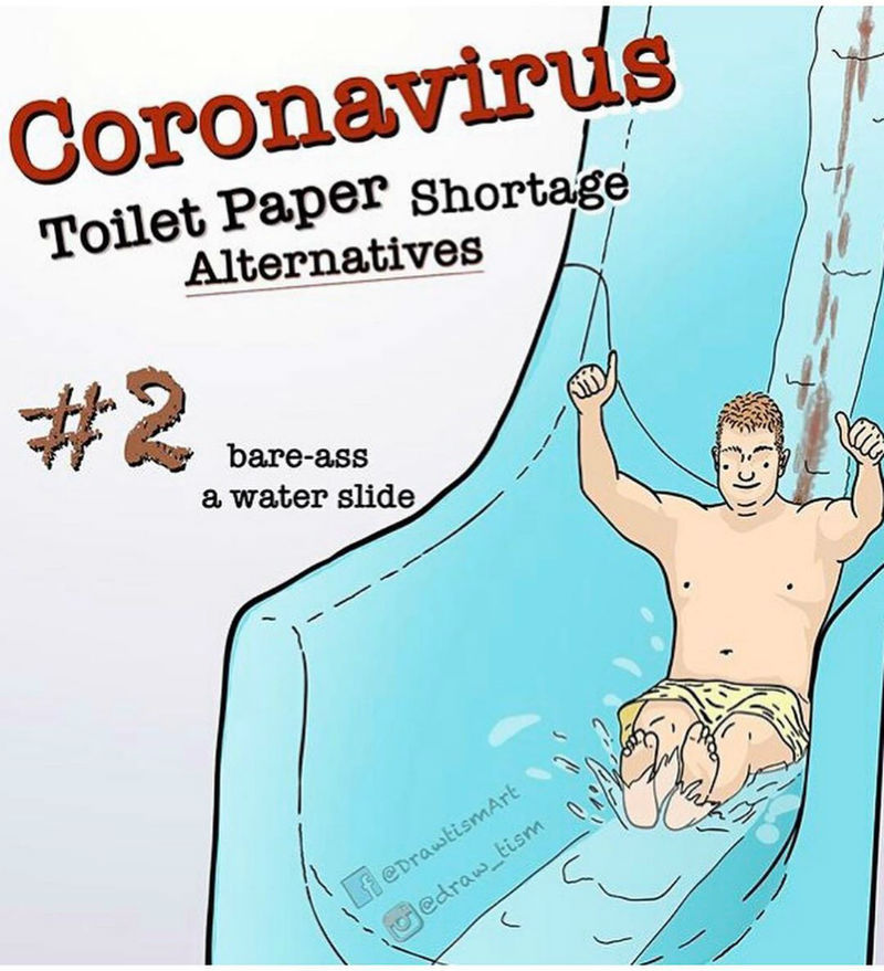 ATV reccomend covid toilet paper shortage searching
