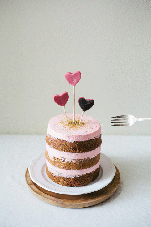 The C. reccomend valentines heart cake dessert