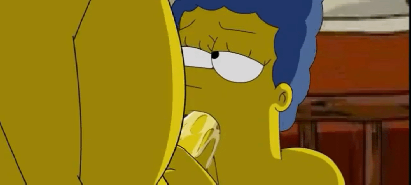 Simpson cartoon blowjob