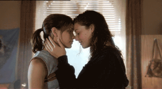 best of Lesbian wife kisses teen coed